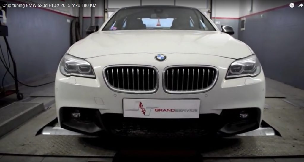 chip tuning bmw 520d f10 o mocy 180 KM